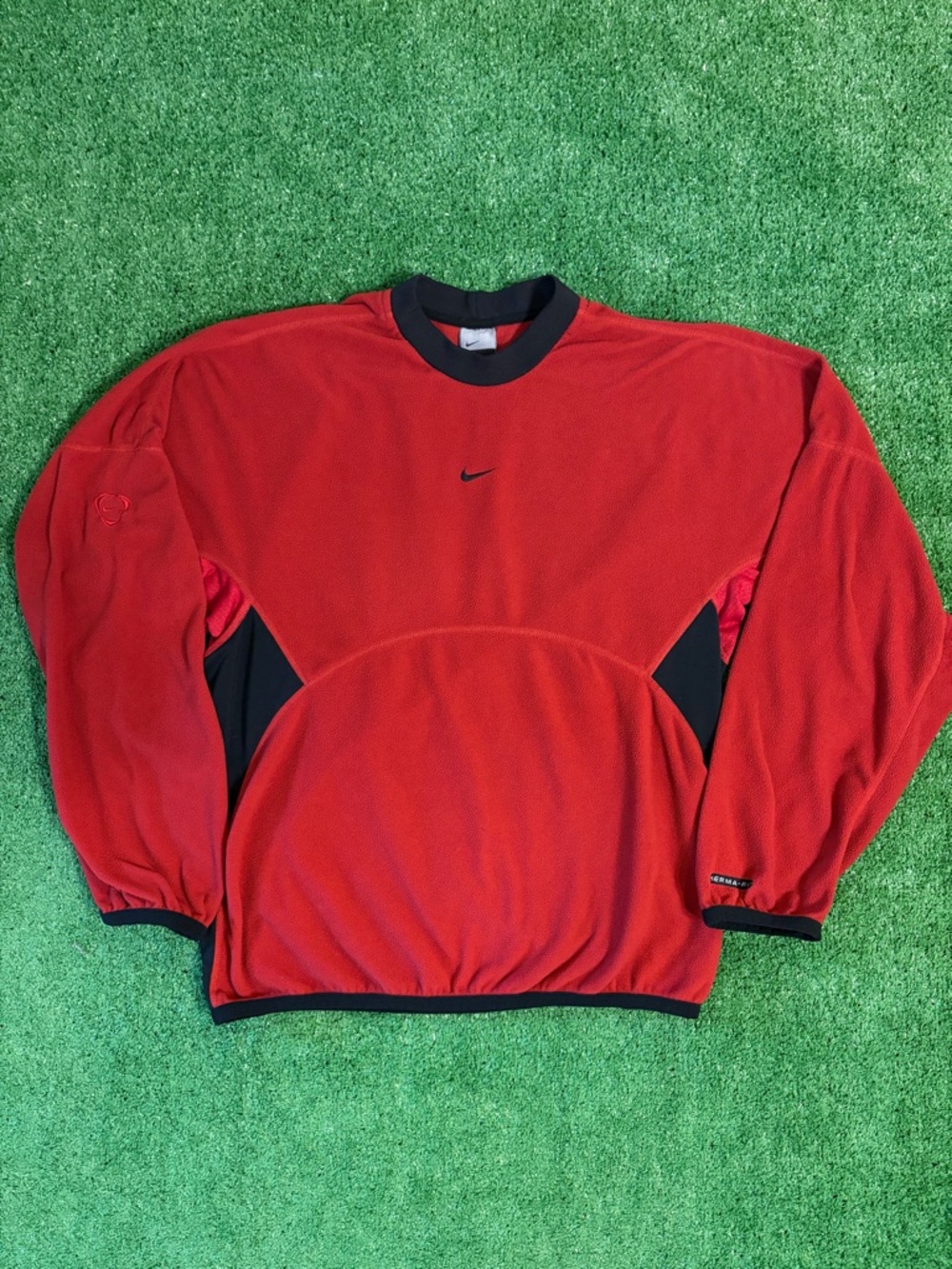 Y2K Nike Center Swoosh Therma-Fit Sweater